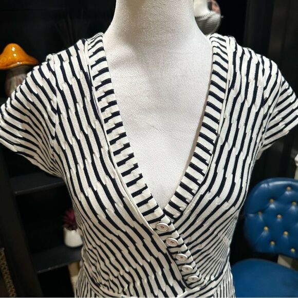 Anthropologies Maeve Paladino Striped Dress Size Medium - Picture 3 of 13